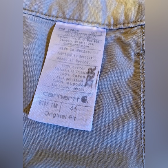 🛠️Carhartt Tan Carpenter Shorts🛠️ - Picture 6 of 8